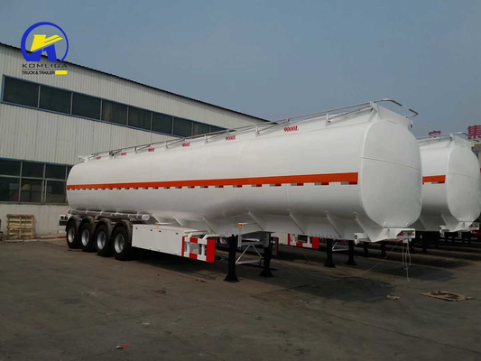 3 eixos 4 eixos tanque de combustível semi-reboque para transporte de petróleo Bogie Suspensão Design
