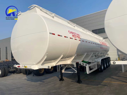 Venda direta 3 eixos tanque de óleo Feul Tanker Trailer com 1820mm rodapé
