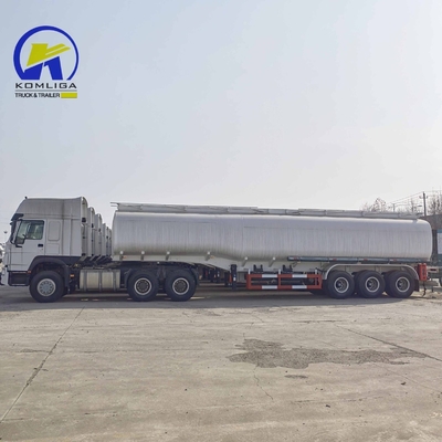 3 eixos 42cbm Tanque de combustível Semi-tailer Container de óleo Semi-reboque com apoio técnico