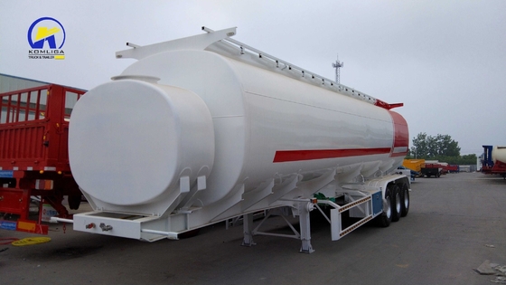 3 eixos 42cbm Tanque de combustível Semi-tailer Container de óleo Semi-reboque com apoio técnico