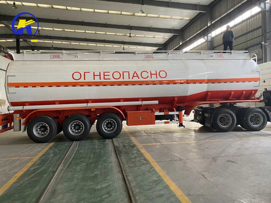 3 eixos 42cbm Tanque de combustível Semi-tailer Container de óleo Semi-reboque com apoio técnico