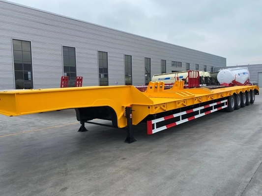 Customizado 3 eixo 4 eixo pesado 5 100 toneladas Lowbed Lowboy Low Loader Trailer