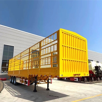 3 eixos 40 60 70tons Semi-remolque de carga caixa de parede lateral remolques com pedido personalizado