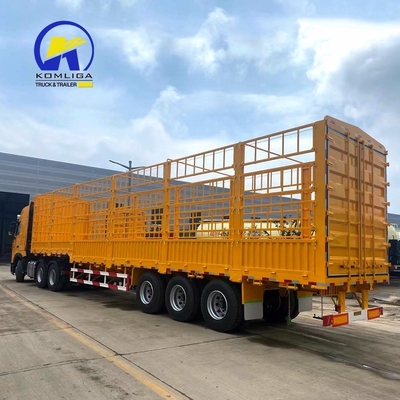 Semi-reboque de transporte de mercadorias a granel de utilidade pública de 30-100 t Capacidade de carga e projeto durável