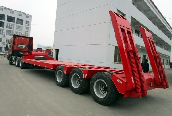 Semi-reboque de 70 toneladas para transporte de equipamentos pesados