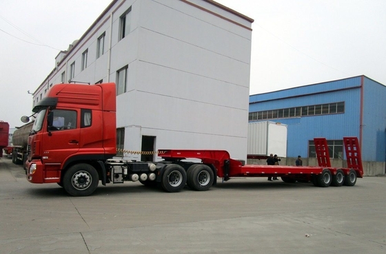 Semi-reboque de 70 toneladas para transporte de equipamentos pesados