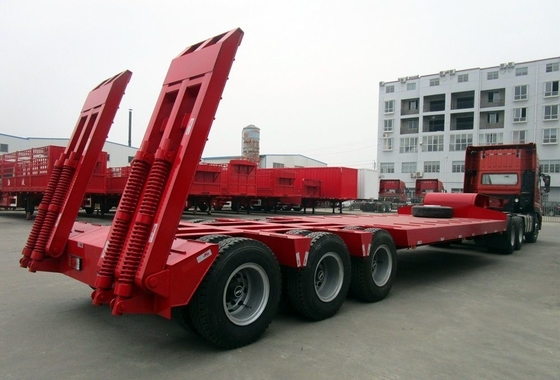 Semi-reboque de 70 toneladas para transporte de equipamentos pesados