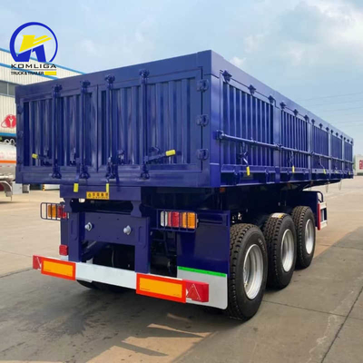 Classe de carga pesada 3 eixos 40tons 60tons semi-reboque de carga com suspensão mecânica