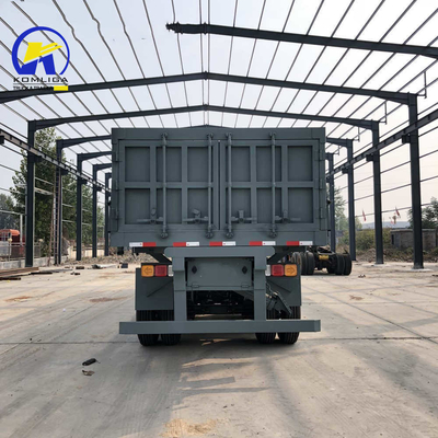 Classe de carga pesada 3 eixos 40tons 60tons semi-reboque de carga com suspensão mecânica