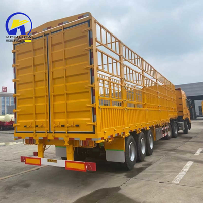 Jost 2.0 ou 3.5 Inch King Pin 60t Fence Trailer Semi-trailer para transporte de carga