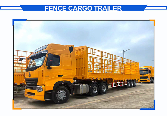 Semi-remolque de vedação de dois velocidades Jost Spport Leg 3 Axles 4 Axles para transporte de carga