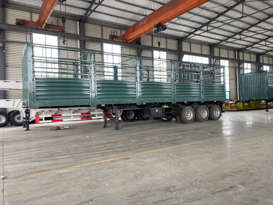 Semi-remolque de cerca 6X4 com 1820 mm de trilha e jost 2.0 ou 3,5 polegadas King Pin