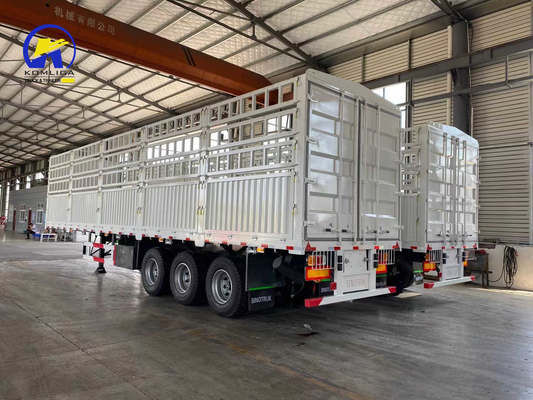 Sinotruk HOWO 3 eixos 4 eixos Semi-reboque de banco plano