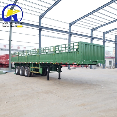 3 eixos vedação de gado Cargo Semi-Carrier Trailer com Jost 2.0 ou 3,5 polegadas King Pin