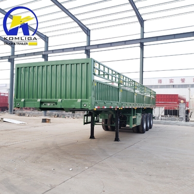 3 eixos vedação de gado Cargo Semi-Carrier Trailer com Jost 2.0 ou 3,5 polegadas King Pin