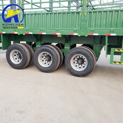 3 eixos vedação de gado Cargo Semi-Carrier Trailer com Jost 2.0 ou 3,5 polegadas King Pin