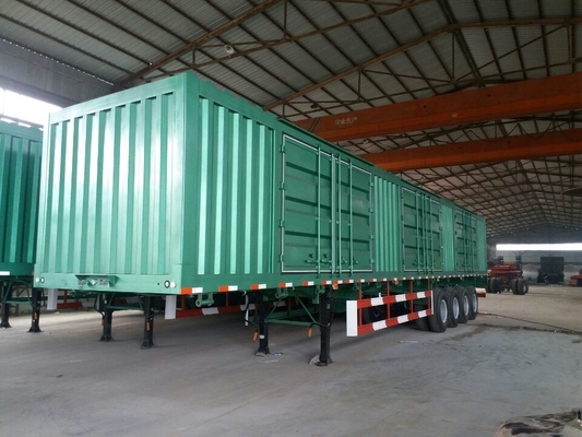 Sistema de travagem antibloqueio ABS 3 eixos 4 eixos Box Type Semi-Trailer com porta conversível