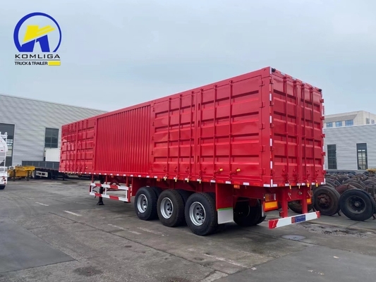 Sistema de travagem antibloqueio ABS 3 eixos 4 eixos Box Type Semi-Trailer com porta conversível