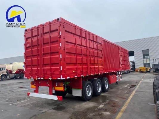 Sistema de travagem antibloqueio ABS 3 eixos 4 eixos Box Type Semi-Trailer com porta conversível