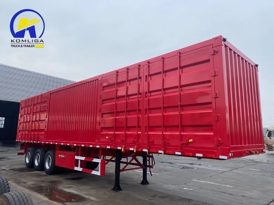 Sistema de travagem antibloqueio ABS 3 eixos 4 eixos Box Type Semi-Trailer com porta conversível
