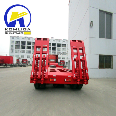 40 a 60 toneladas 2 a 3 eixos Excavador Camião Semi Lowboy Low Bed Semi Trailer para e transporte