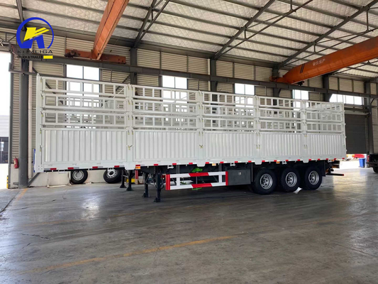 Suspensão mecânica 3 eixos 40FT Container Parede lateral Semi-remolque para dentro de suas necessidades