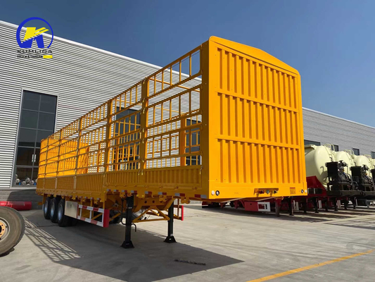 3 eixos 40FT Container Parede lateral Semi-remolque caminhão com feixe principal Q345b aço no melhor