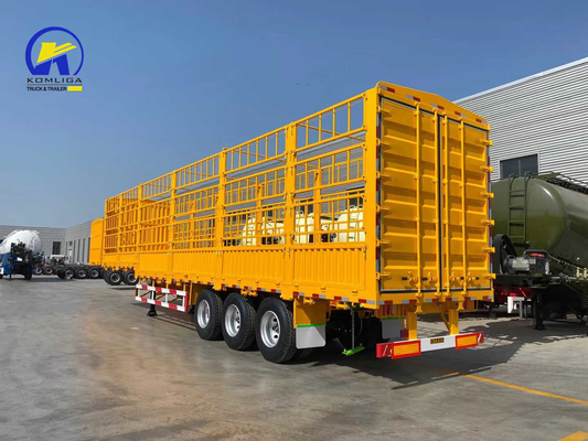 3 eixos 40FT Container Parede lateral Semi-remolque caminhão com feixe principal Q345b aço no melhor