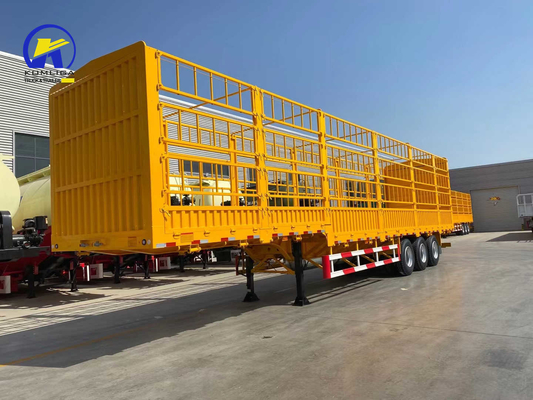 3 eixos 40FT Container Parede lateral Semi-remolque caminhão com feixe principal Q345b aço no melhor