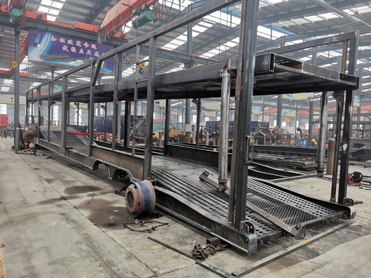 Reboque de semi-caminhão de capacidade de carga de 80 toneladas para a Ásia Central