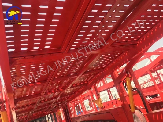 Classe de carga pesada 3 Transporte de veículos de eixo Transporte de semi-camiões Remolque com elevador hidráulico