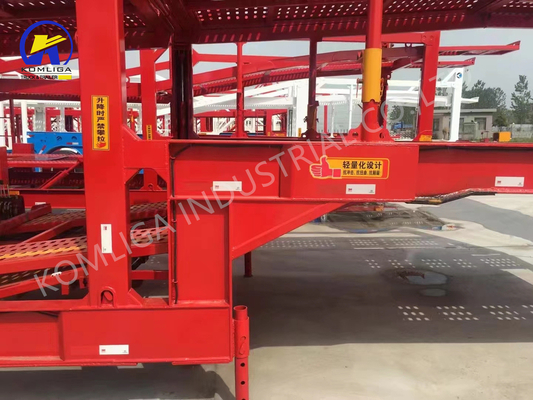 Classe de carga pesada 3 Transporte de veículos de eixo Transporte de semi-camiões Remolque com elevador hidráulico