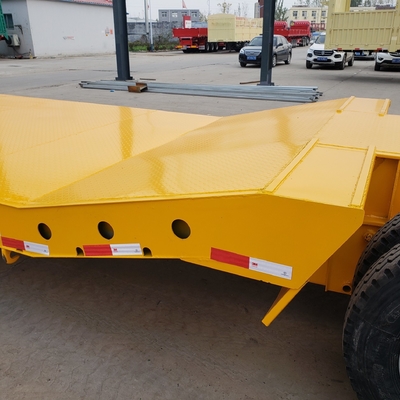 Extintor de incêndio 2 peças 4 kg Semi-reboque de cama baixa para transporte africano