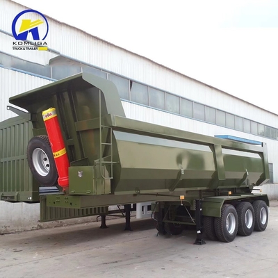 Capacidade de carga de 50 T 3 eixos Farm U Dump 40 metros cúbicos