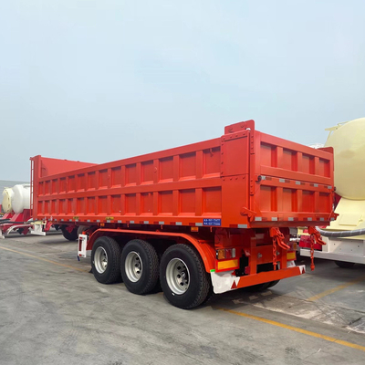 3 eixos hidráulico auto-descarga 20FT Dump Container Trailer Chassis Semi-trailer projetado