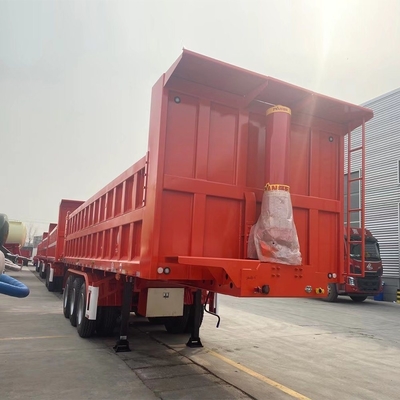 3 eixos hidráulico auto-descarga 20FT Dump Container Trailer Chassis Semi-trailer projetado