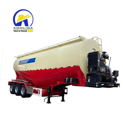 Reboque de cimento a granel seco de 3 eixos de 45 metros cúbicos de Fuwa / BPW Axle