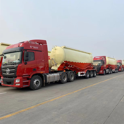 12 Pneus 35 40 45 Meter cúbico Cimento em massa de potência seca trailer para a sua necessidade