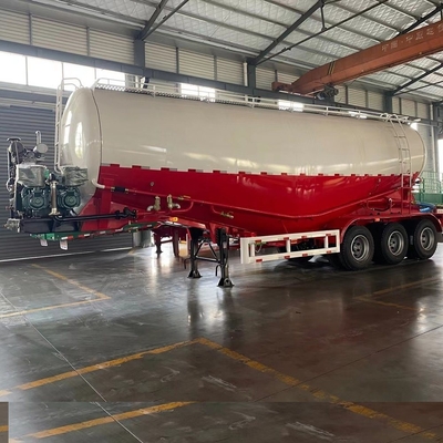 Transporte de pó a granel com reboque de camião de cimento a granel Sinotruk e motor Weichai 4102