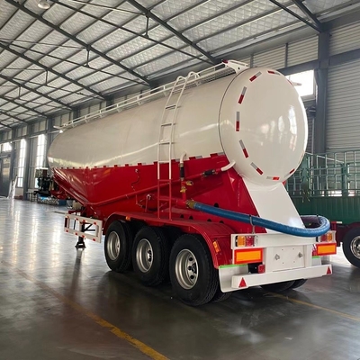 Transporte de pó a granel com reboque de camião de cimento a granel Sinotruk e motor Weichai 4102