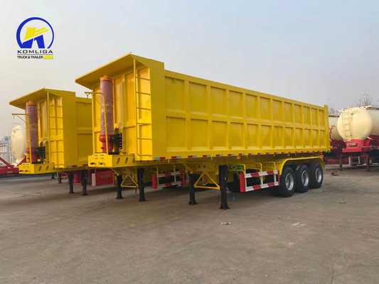 3 eixo 4 eixo hidráulico de rebentador Dump Trailer com King Pin Jost 2,0 0r 3,5 polegadas e quente