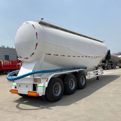 3 eixos Cimc Cement Bulker Trailer com 35m3 40m3 45m3 Capacidade e 2 transportadores de pneus de reposição