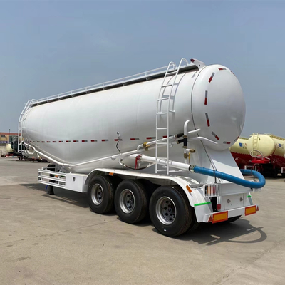 3 eixos Cimc Cement Bulker Trailer com 35m3 40m3 45m3 Capacidade e 2 transportadores de pneus de reposição