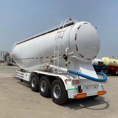 3 eixos Cimc Cement Bulker Trailer com 35m3 40m3 45m3 Capacidade e 2 transportadores de pneus de reposição