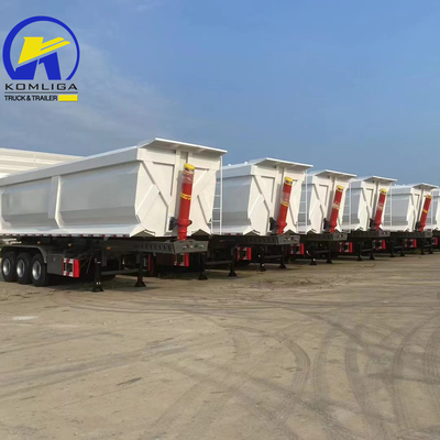 Conjunto completo de Hyva Hydraulic Lifting C Sinotruk 3/4 Axle Dump Trailer para transporte de carga