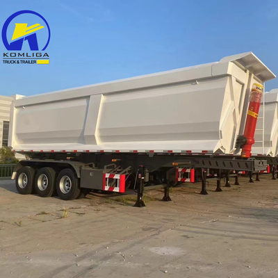 Conjunto completo de Hyva Hydraulic Lifting C Sinotruk 3/4 Axle Dump Trailer para transporte de carga