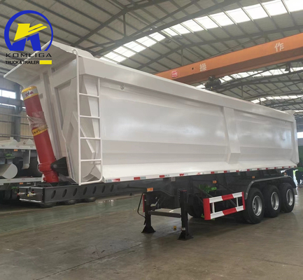 Conjunto completo de Hyva Hydraulic Lifting C Sinotruk 3/4 Axle Dump Trailer para transporte de carga