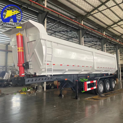 Conjunto completo de Hyva Hydraulic Lifting C Sinotruk 3/4 Axle Dump Trailer para transporte de carga