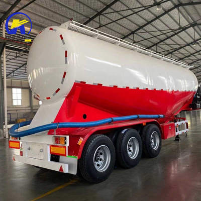 50 T Capacidade de carga ABS Opcional 2 eixo 3 eixo cimento Bulker cimento Tanker semi-reboque