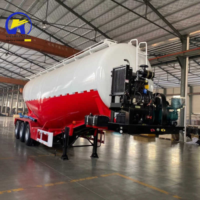 50 T Capacidade de carga ABS Opcional 2 eixo 3 eixo cimento Bulker cimento Tanker semi-reboque